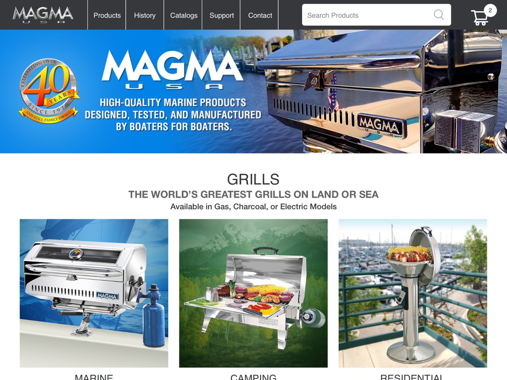 magma products home page